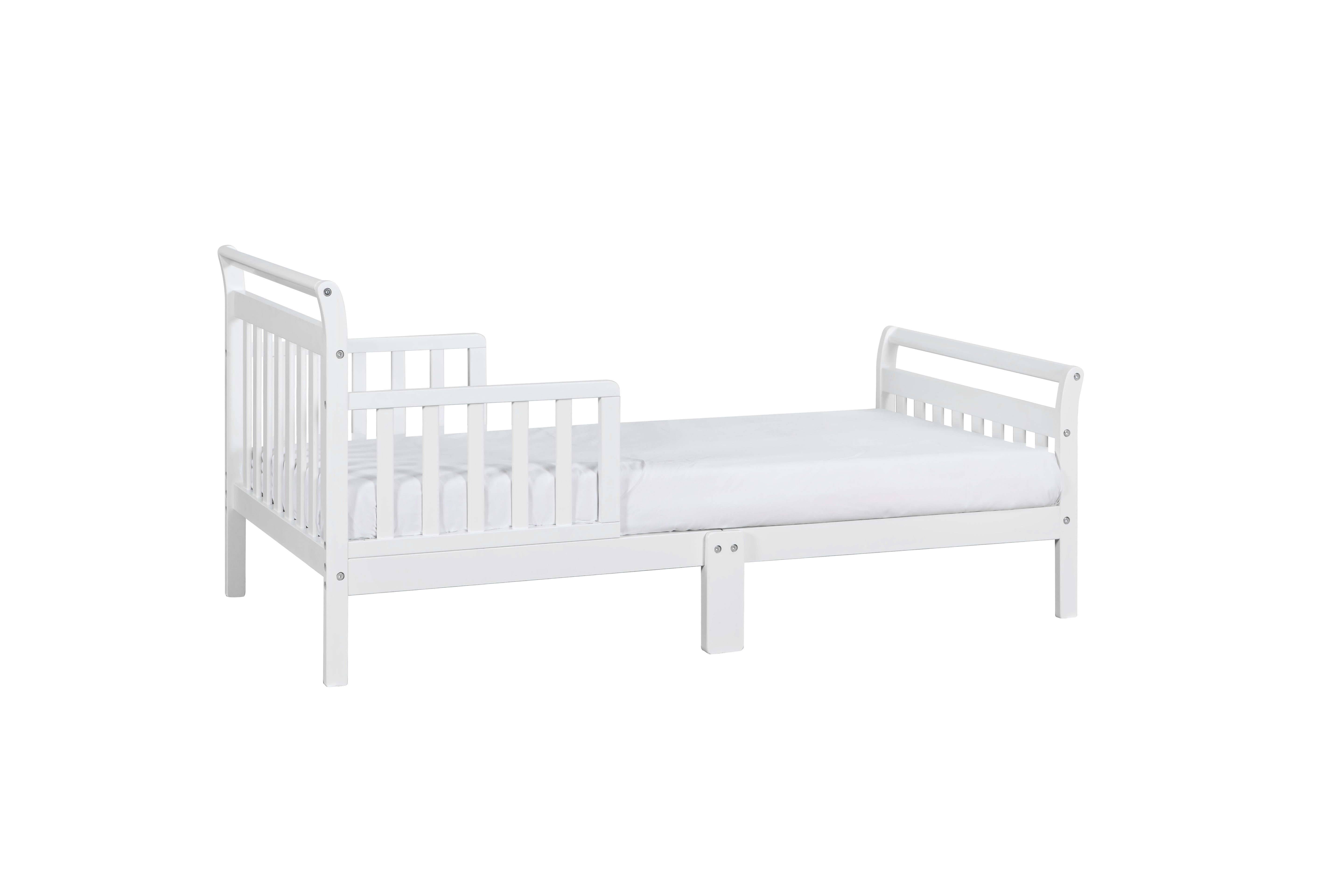 AFG Anna Classic Sleigh Toddler Bed, White