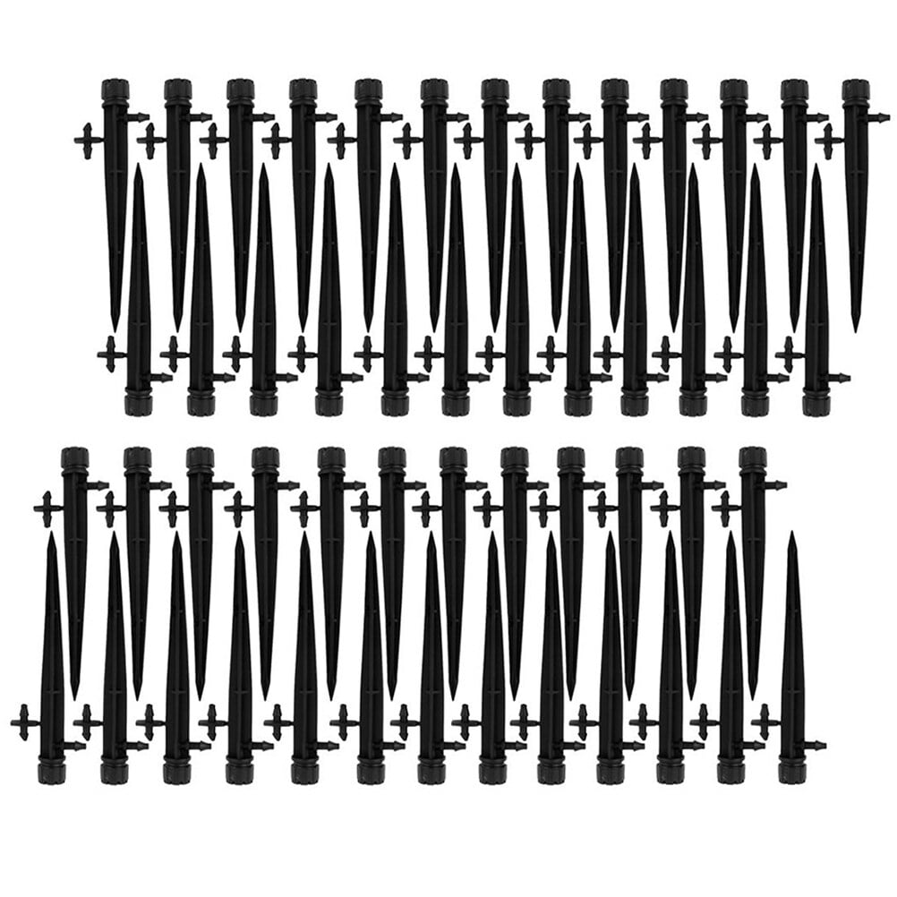 SKISUNO Gardening Tool Adjustable Irrigation Dripper Black 50pcs Polypropylene