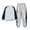 Grey, variant on Boys Girls 2 Piece Outfits Athletic Sweatsuit Crewneck Sweatshirt & Sweatpants Tracksuit Color Block Clothing Set Sportswear