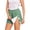 Dark Green #033, variant on Women's Post Surgery Side Opening Plaid Short Hook and Loop Fastener Elastic Waist Built-in Lining for Injury Recovery Casual Daily Wear Ladies Skirt Shorts, XL