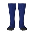 thumbnail image 2 of Lsque Navy Blue Printed Crew Socks Men's Women's LightWeight Thin Casual Calf Socks ,Knee High Socks,Cotton Socks, 2 of 9