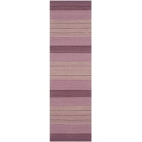 SAFAVIEH Marbella Asteria Striped Runner Rug, Lilac, 2'3" x 8'