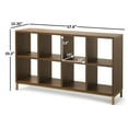 thumbnail image 3 of Better Homes & Gardens 8-Cube Storage Organizer with Metal Base, Vintage Walnut, 3 of 6
