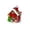 B, variant on Racsoh Christmas Tree LED Gingerbread House Ornament, Warm Light Village Display Hanging Decor, for Home Mantel Xmas Party Holiday Decor (A)