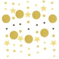 thumbnail image 5 of FUEENIRVA 2Sets Wedding Star Garland in Golden Paper for Hanging Room Decoration and Party Use, 5 of 8