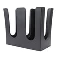 thumbnail image 1 of Paper Cup Holder Organizer, Black Cup And Lid Holder Large Opening Two Compartments  For Home, 1 of 8