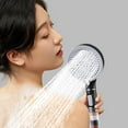thumbnail image 7 of Dnogom 5-Mode High Pressure Filtered Handheld Shower Head,Good for Hair & Skin,11.4" Hard Water Purifying Multi-Function Shower Nozzle for Home/Gym/Hotel, 7 of 7