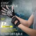 thumbnail image 3 of Guantes de entrenamiento para levantamiento de pesas, guantes de gimnasio con muñequera para hombres y mujeres, protección completa de la palma, para levantamiento de pesas, entrenamiento, fitness, ejercicio colgante, dominadas Zhivalor CZYD-ZC136-1, 3 of 5