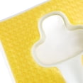 thumbnail image 3 of LAZIOEGR Yellow Memory Foam Sitting Pad with Gel, Triangular Slope T Shaped Nursing Cushion for Chair and Car Seat, Tailbone Relief Butt Pillow, 17.32 x 14.96 x 2.36 inches / 44 x 38 x 6 cm, 3 of 9