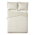 thumbnail image 2 of Mainstays Beige Paisley 3-Piece Quilt Set, Full/Queen, 2 of 5