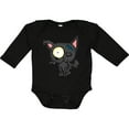 thumbnail image 3 of Inktastic Goth Animals Pets Black Cat Boys or Girls Long Sleeve Baby Bodysuit, 3 of 5