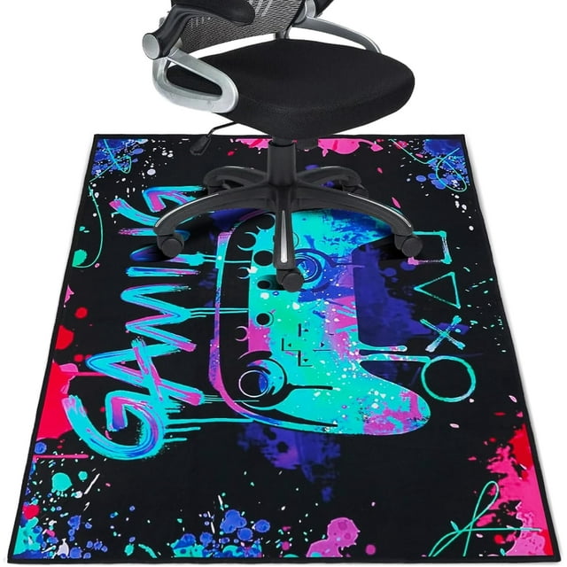 Office Chair Mat for Hardwood Floor 36"X 48" Computer Desk Chair Carpet Game Office Mats for Rolling Chairs Carpet Non-Slip Floor Protector Mat for Office Home Hard Floor & Tile Floor