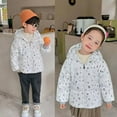 thumbnail image 4 of Esaierr 9M-7Y Newborn Kids Ears Hooded White Duck down Jacket Boys Girls Cute Print Winter Coat Solid Colors Warm Tops down Jackets, 4 of 7
