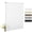 White(Light Filtering), variant on BERISSA Cordless Blackout No Drill No Tools Cellular Shades, Pull Down Window Blinds,White,34" W x 72" H