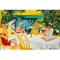 thumbnail image 2 of LeRoy Neiman "Wine Alfresco" Newly Custom Framed Art Lithograph Out of Print Generic, 2 of 3