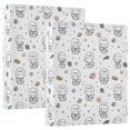 thumbnail image 2 of Three Ring Binder Cute Cartoon Cat 1.5 Inch Round Binder D-Rings for Office Supplies and More, 2 of 10
