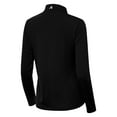 thumbnail image 3 of Women's Antigua Black St. Louis Blues Tribute Half-Zip Pullover, 3 of 3