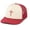 Khaki/Dark Red/Dark Red, variant on Mens Christian Cross Embroidered Rope Hat Foam Front Mesh Back Trucker Hat, Graphite/Graphite