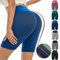 thumbnail image 3 of Women Fashion High Waist Yoga Leggings Sport Fitness Five-point Pants Breathable for Jogging Cycling Table Tennis Volleyball Tennis, 3 of 8