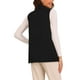 thumbnail image 3 of CHALECO SASTRE SIN MANGAS DE CUELLO CHALECO ABIERTO PARA MUJERES INSPIRAR CHIC M NEGRO, 3 of 5