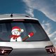 thumbnail image 3 of Riwesomey Etiqueta engomada del limpiaparabrisas de la ventana trasera del coche de Papá Noel estilo de coche de Navidad divertido brazo que agita las Automoción decorativa y accesorios No.14 Riwesomey VI1434-14B, 3 of 6