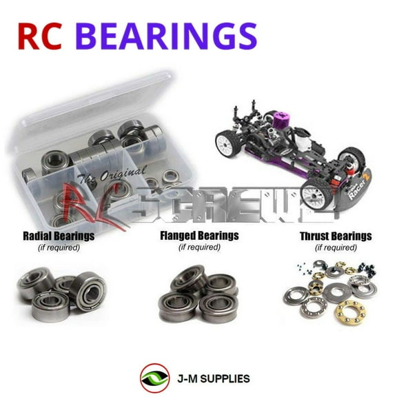 RCScrewZ Metal Shielded Bearing Kit hpi006b for HPI Racing Nitro RS4 Racer 2 Chassis #426 | SET