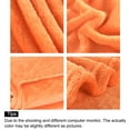 thumbnail image 6 of PiccoCasa Fuzzy Plush Flannel Fleece Throw Blanket, Queen Orange, 6 of 8
