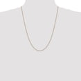 thumbnail image 2 of Diamond2Deal 14K Jaune Gold.9mm Boîte Chain Collier for Women 24, 2 of 6