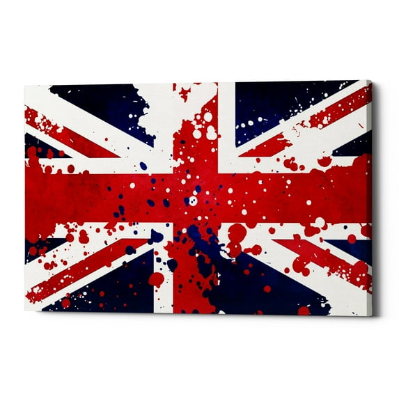 Epic Graffiti 'United Kingdom' Giclee Canvas Wall Art, 18"x12" 12" x 18"