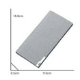 thumbnail image 4 of Fashion Coin ID Long Wallet Hasp Canvas Solid Color Men Open Purse Multiple Card Slots Clutch Bag, 4 of 6