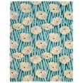 thumbnail image 4 of Liora Manne  Whimsical Flowers Rug (3'6 x 5'6) Beige 42" x 66" 4' x 6' Gold, Off-White, Grey, 4 of 5