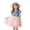 Pink1, variant on Toddlers Girls Dresses with Matching Straw Hat 2 Piece Set Mesh Patch Sleeveless Cute Midi Dresses A Lined Going out Casual Outfits Set(0.5-3 Years)