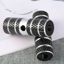 GOOHOCHY Bike for Bike Bicycle Pedal Bike Axle Pegs 7.00X2.30X2.30CM Black