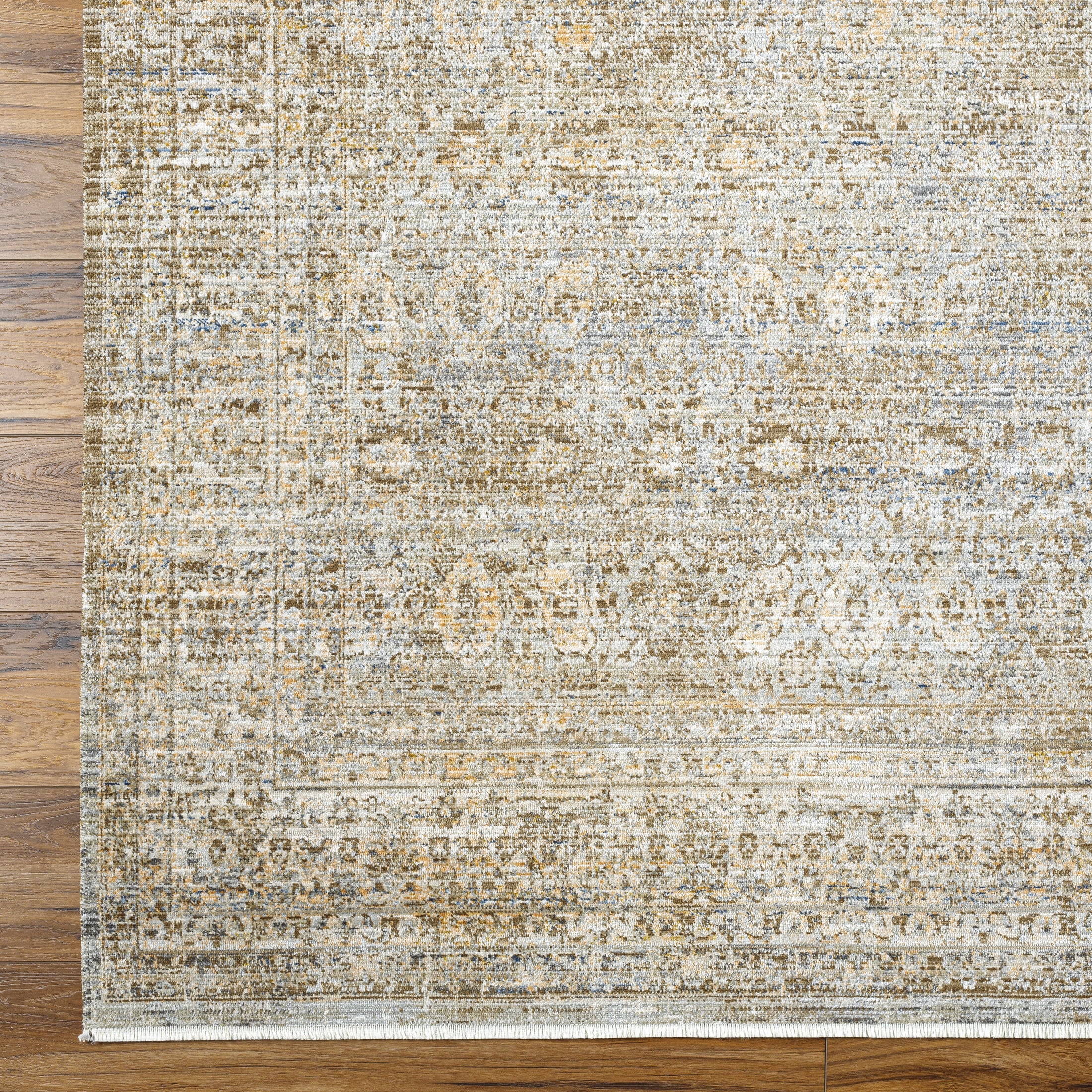 Livabliss x Becki Owens Margaret Medallion Washable Area Rug,9' x 13'1",Gray