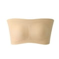 thumbnail image 6 of Jsaierl Womens Strapless Bras Wireless Support T-shirt Bras Cotton Full Coverage Bralettes Shapewear Everyday Full Figure Bandeu Bras, 6 of 6