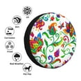 thumbnail image 4 of Naloa Paisley PVC Leather Spare Tire Wheel Cover for Car Truck SUV Camper Trailer Universal Fit many size17 inch, 4 of 6