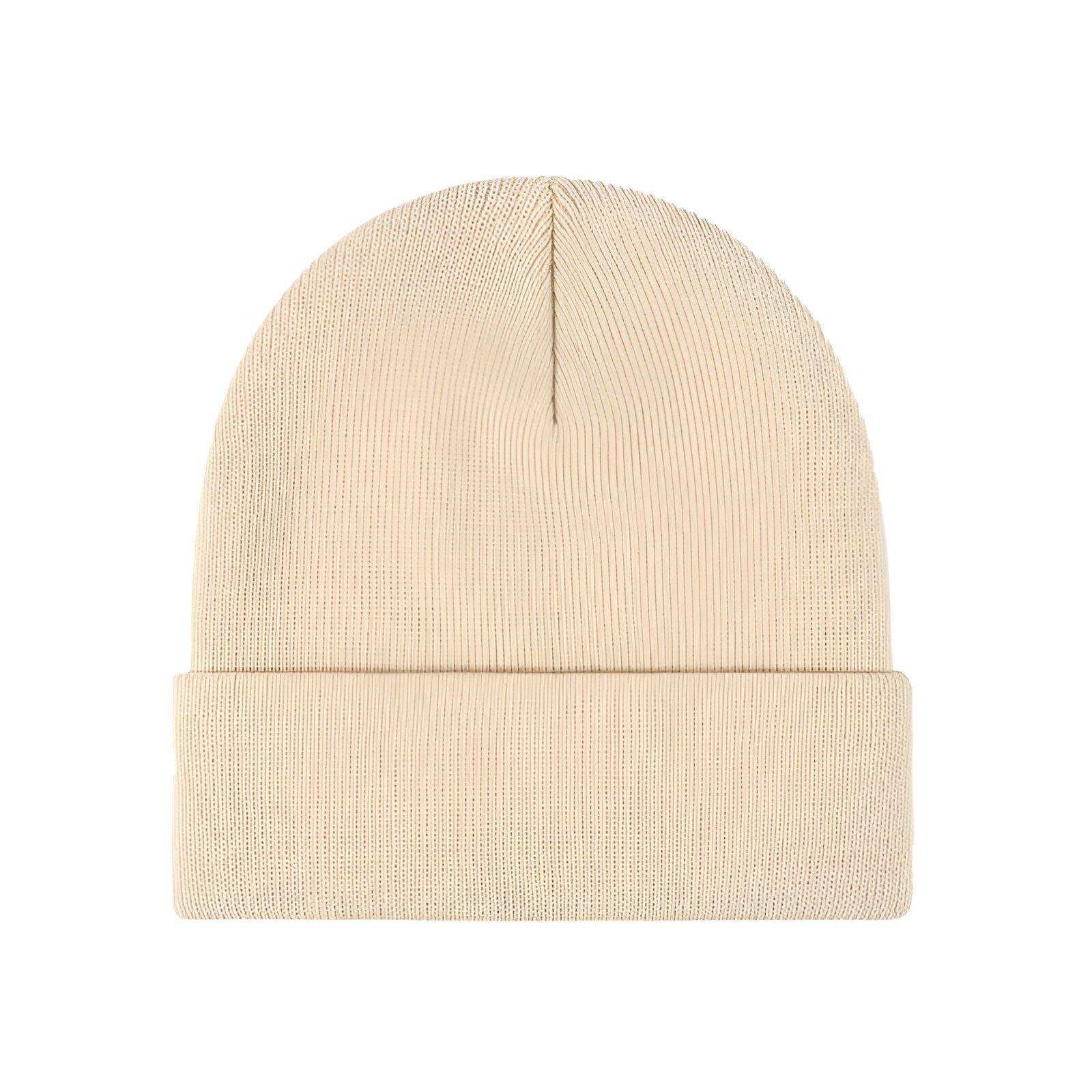 Gelante Lightweight Adult Beanie Hat - Classic Knit Cuffed Plain