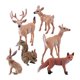 thumbnail image 1 of 6 figuras de animales, linda colección de esculturas, estatuas de animales pequeños para estantería de sala de estar, decoraciones de mesa para, 1 of 9
