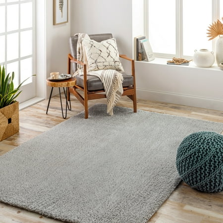 Surya Modern Cloudy Shag Polyester 7 10  x 10  Area Rugs CDG2304-71010