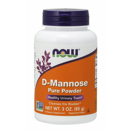 NOW Supplements, Certified Non-GMO, D-Mannose Powder, 3-Ounce