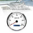 thumbnail image 3 of Tachometer Boat RPM Gauge 110mm 4 3 8in Tachometer 7 Color Backlight DC 9 32V 3000RPM Gauge with Hour Meter for Car Yacht RV Boat Truck, 3 of 7
