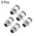 thumbnail image 3 of Uxcell 5pcs Push to Connect Fitting 3/8" x 1/4" Thread Straight Union Fittings, White, 3 of 7