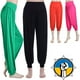 thumbnail image 3 of EeaseMX Pantalones de yoga para mujer, holgados, largos y cómodos, para danza del vientre, talla XL (negro), 3 of 7