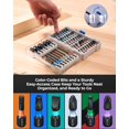 thumbnail image 4 of toolant Impact Driver Bit Set,52-Piece S2 Steel Screwdriver Bit Set,Hex,Torx,Phillips,Slotted,Square Bits and Nut Driver with Case, 4 of 6