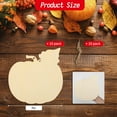 thumbnail image 7 of Large Size 7inch Wooden Halloween Thanksgiving Ornaments to Paint, DIY Blank Unfinished Pumpkin Wood Discs Ornament for Crafts Hanging Autumn Decorations(10PCS, Beige Pumpkin), 7 of 7