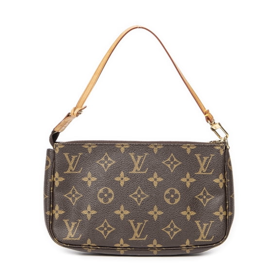 Pre-Owned Louis Vuitton Brown Accessory Pouch Handbag Monogram Canvas