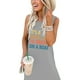thumbnail image 3 of WILLBEST Vestido Midi Informal De Verano Para Mujer, Para Playa, Vacaciones, Estampado, Holgado, Con Bolsillos, Cuello Redondo, Sin Mangas, Largo 1595, 3 of 3