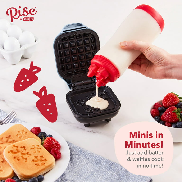Dash Mini Waffle Maker, Printed Snowflake