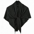 thumbnail image 2 of HuangHuanChen Shawl Wraps for Women Soft Lightweight Scarf Cape Knitted Sweater Shawl Scarf Shoulder Wraps for Dresses Fall Winter Shawls and Wraps for Evening Dresses One Size, 2 of 5