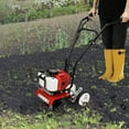 Gas Powered 2Stroke 52CC Tiller Cultivator Garden Yard Rototiller
